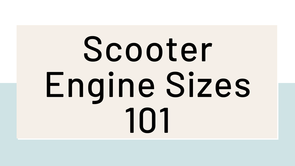 'Video thumbnail for What do scooter engine sizes mean?'