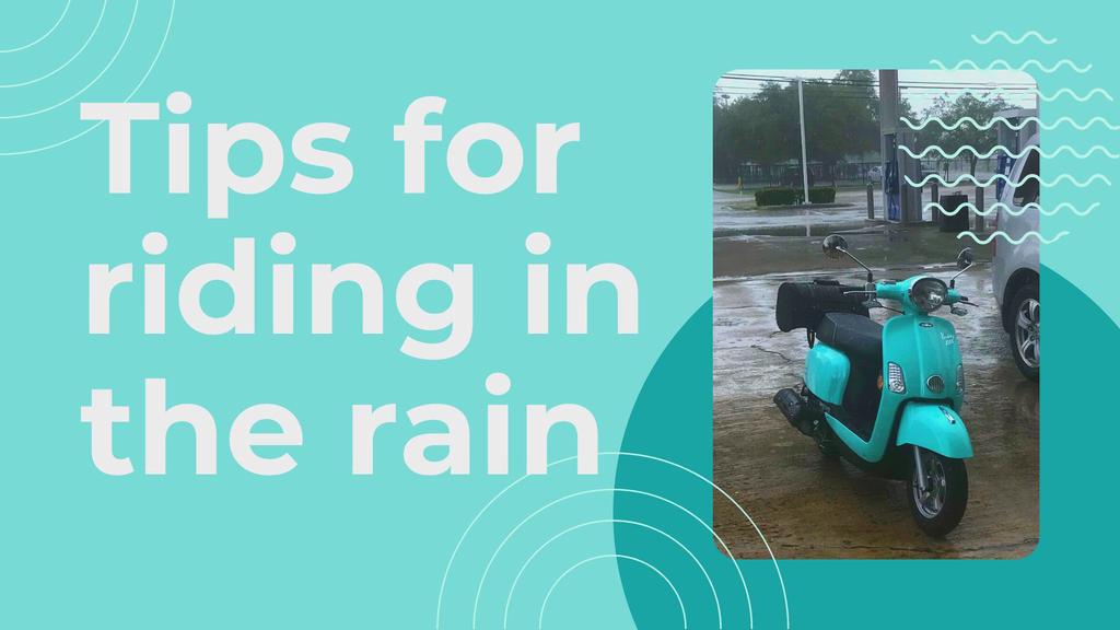 'Video thumbnail for Tips for Riding a Scooter in the Rain'