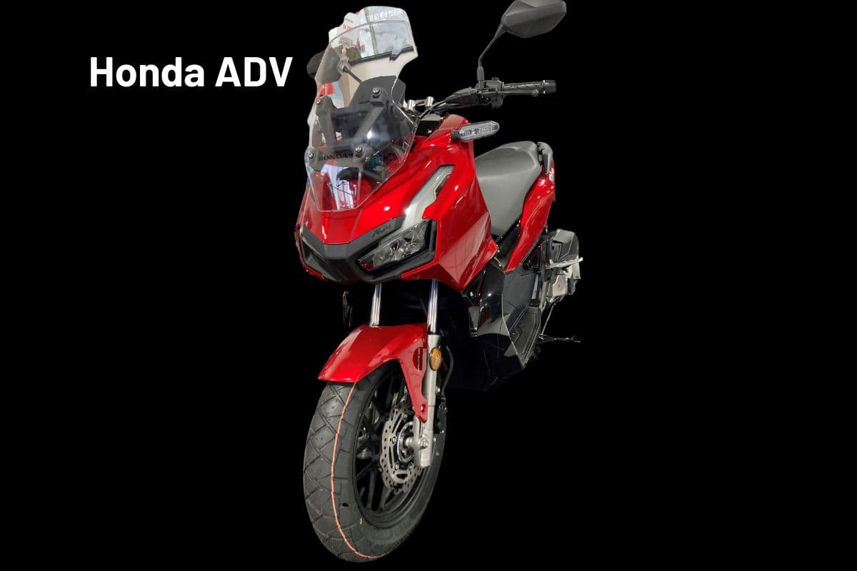 Red Honda ADV scooter